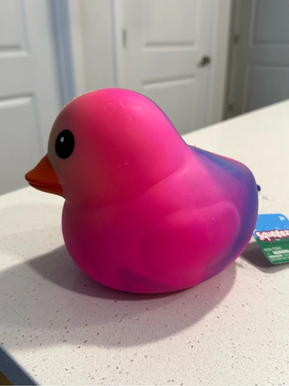Squeeezy Pink Rubber Duck